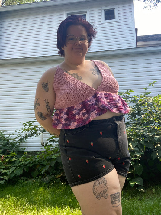 Ruffles Have Ridges Top (Multicolor)
